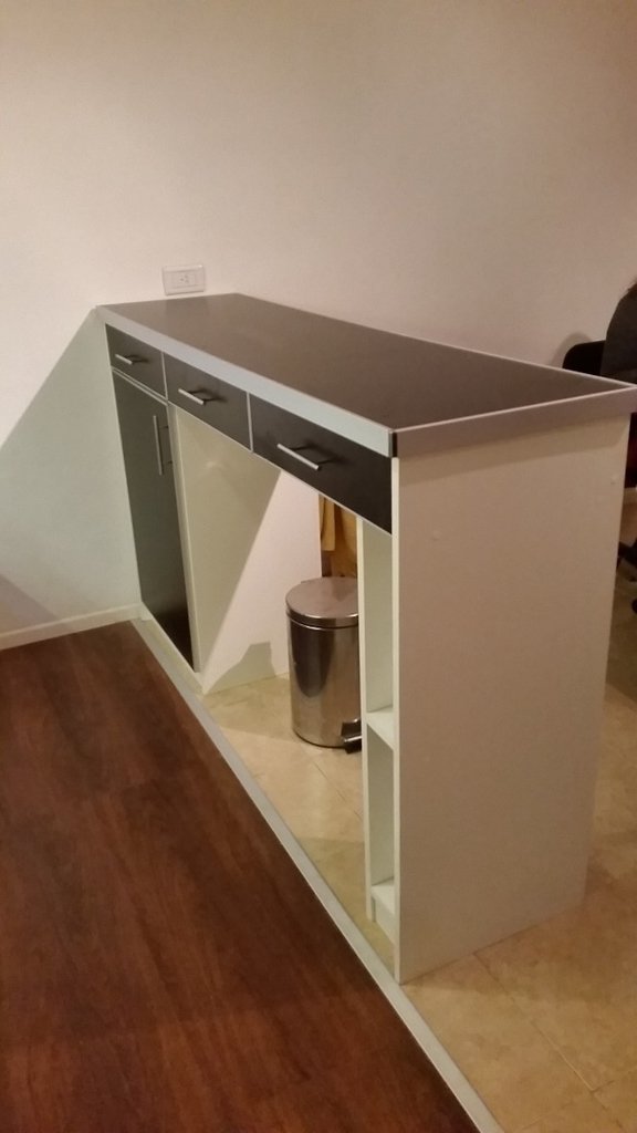 Desayunador Barra 1.75x0.55x1.05 Mts - Comprar en Qdeco