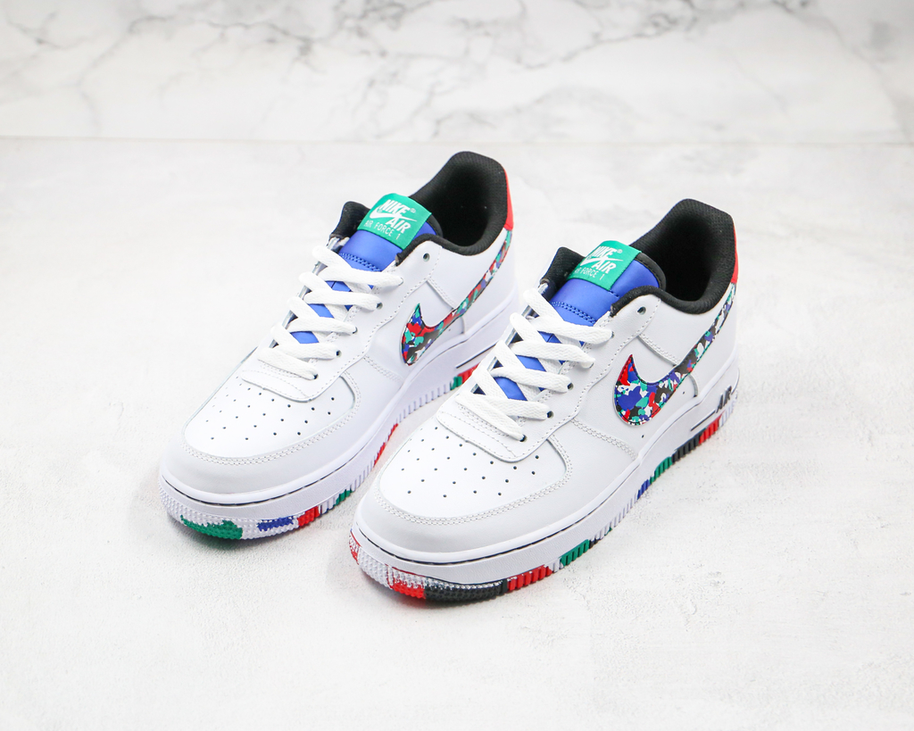 air force 1 crayon white