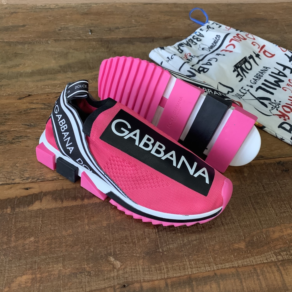 tenis dolce gabbana rosa