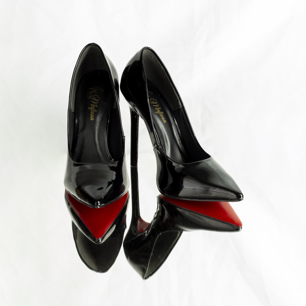 scarpin preto salto 12