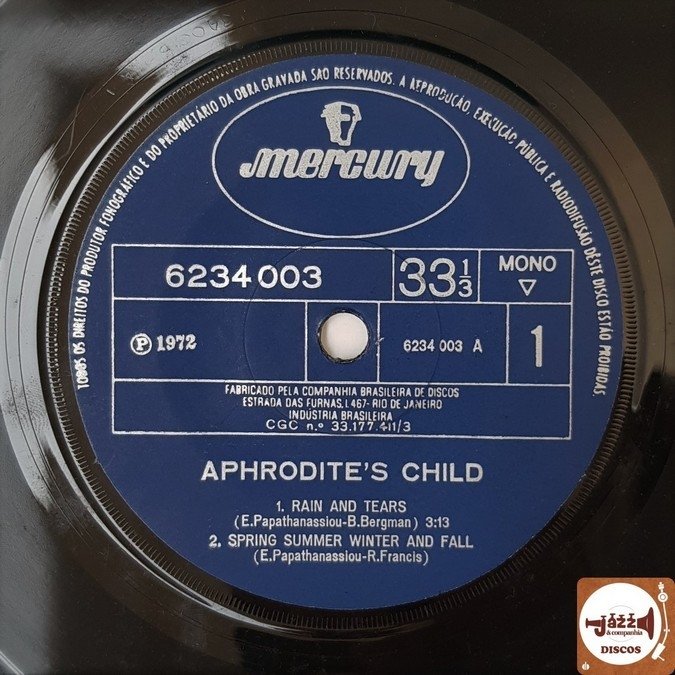 Aphrodite S Child Rain And Tears Spring Summer Winter And