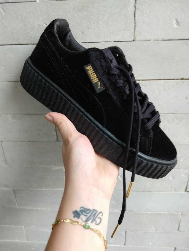 tenis puma preto feminino rihanna