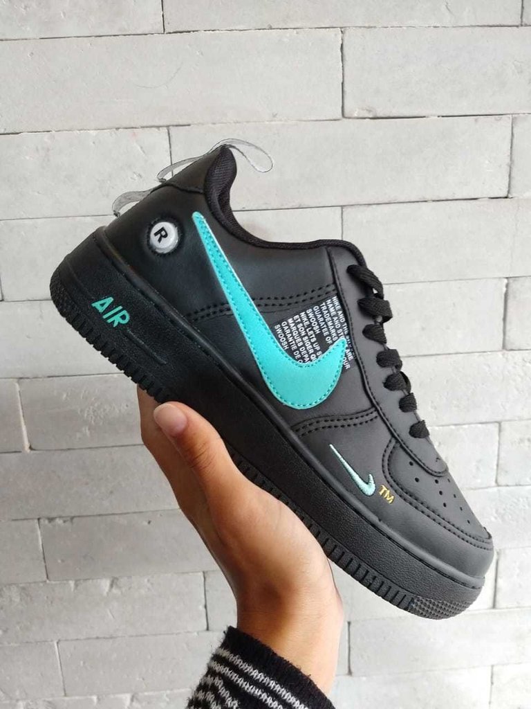 nike preto e verde