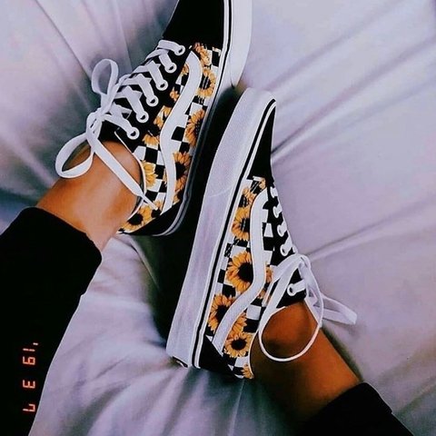 tenis da vans flor