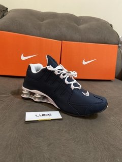 nike shox azul escuro