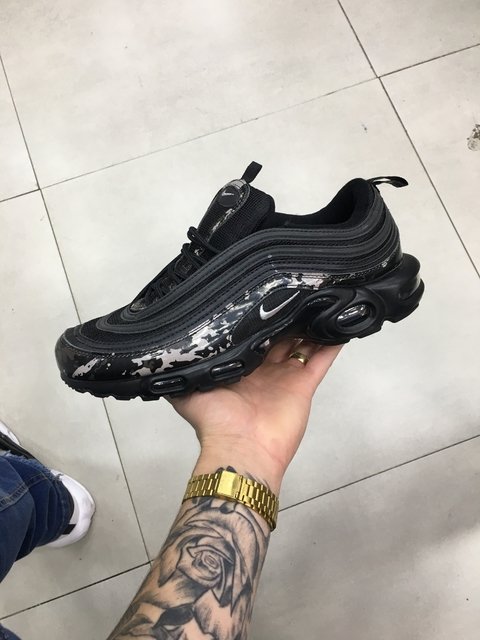 air max plus 97 preto