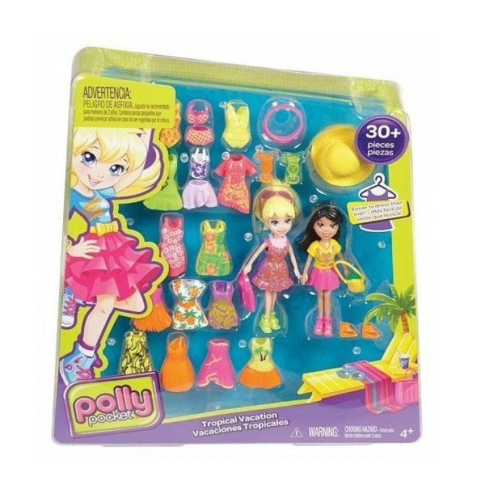 polly pocket dia de modas en la playa