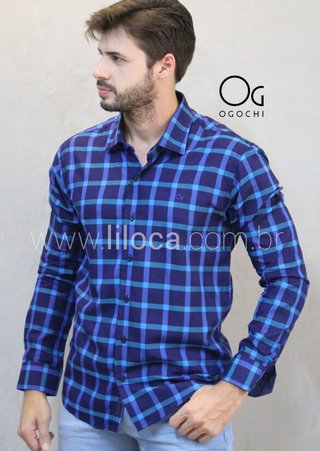 camisa xadrez ogochi