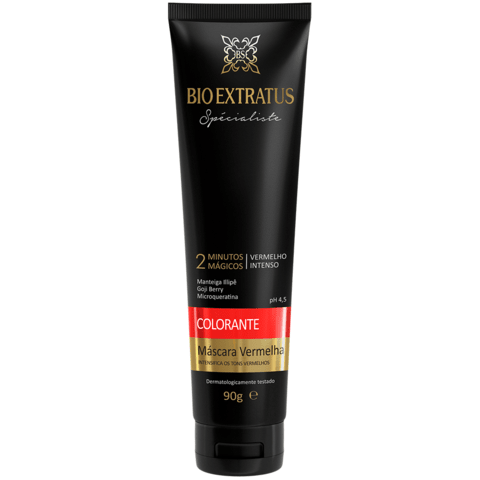 Mascara Colorante Vermelha 90g Bio Extratus
