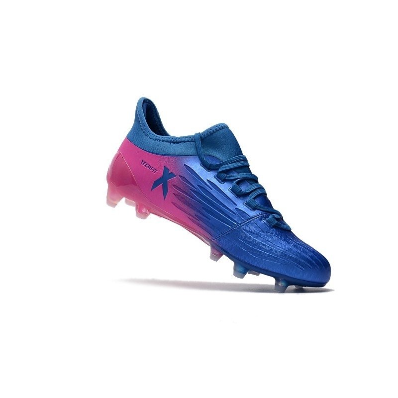 chuteira adidas rosa e azul