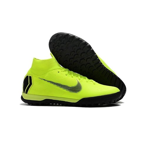 Tênis Nike Society Mercurial Superfly VI Born Verde limão/Preto
