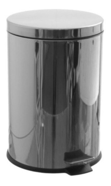 Set 2 Cestos Tachos De Basura Acero Inoxidable 3 Lts + 5 Lt