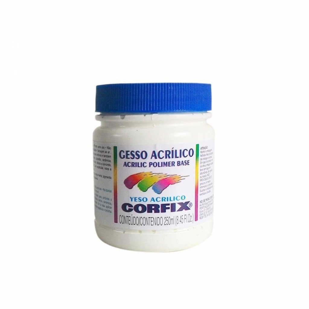 GESSO ACRILICO 250 ML (CORFIX) Comprar em Arte Bazar