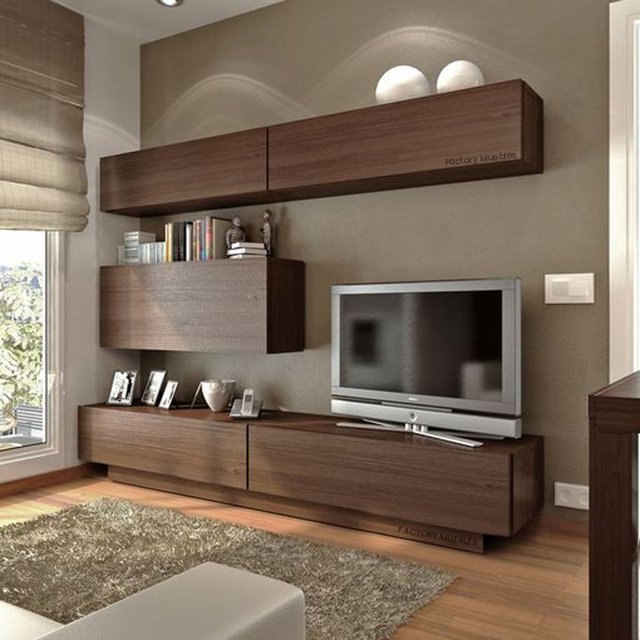 MODULAR RACK MESA TV MELAMINA MODELO CORDOBA FACTORY MUEBLES