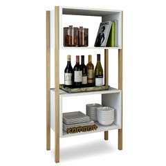 Mueble Wood Escandinavo Vajillero Estante Para Comedor Mueble Wood Escandinavo Vajillero Estante Para Comedor