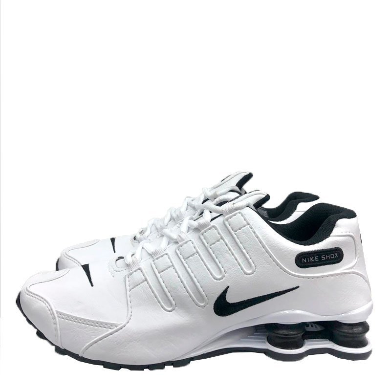 Tênis Nike Shox nz 4 molas branco e preto - Fwstoree