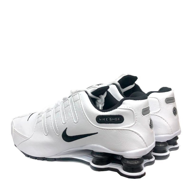 Tênis Nike Shox nz 4 molas branco e preto - Fwstoree
