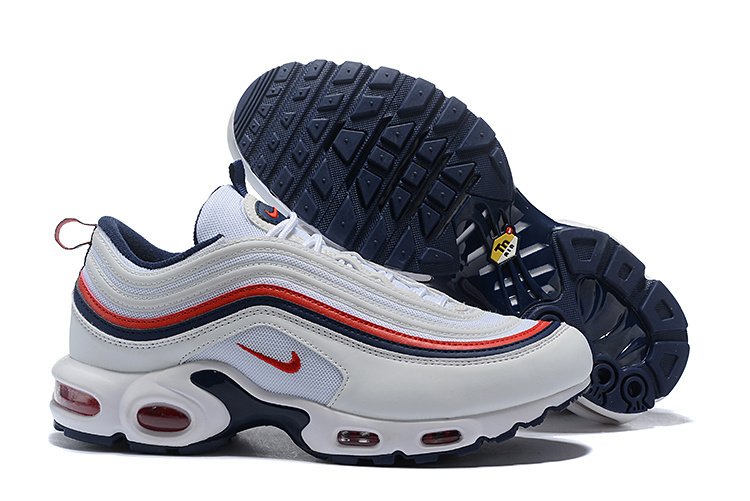 air max 97 branco vermelho e azul