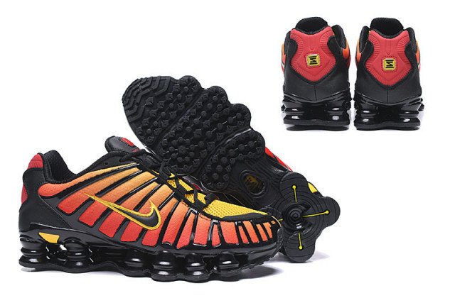 nike preto e laranja