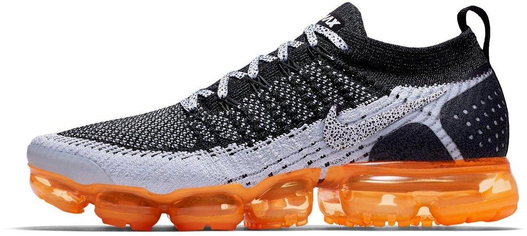 nike vapormax branco e laranja