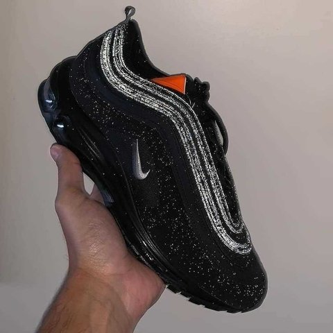 air max 97 preto e branco refletivo