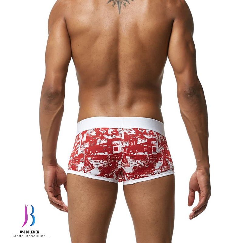 Cueca boxer de algodão Seeinner