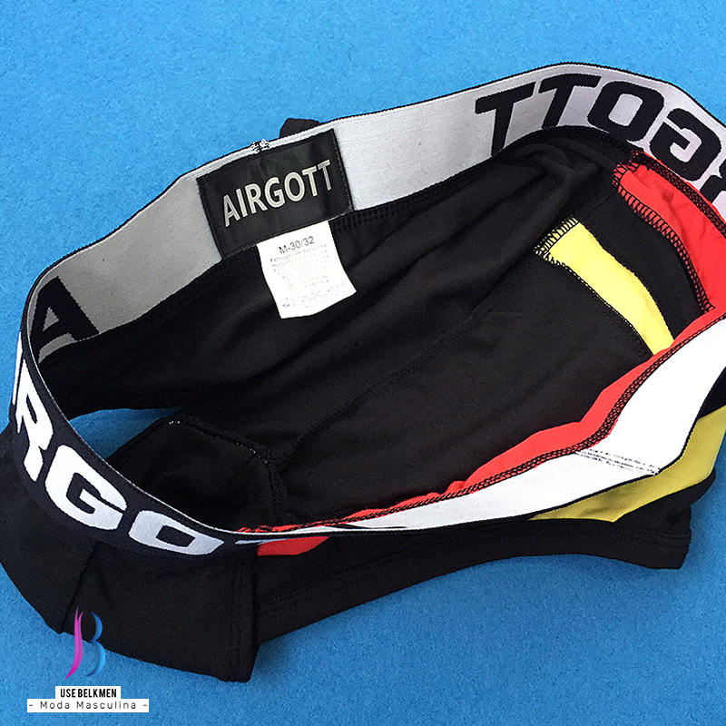 Detalhes cueca boxer airgott