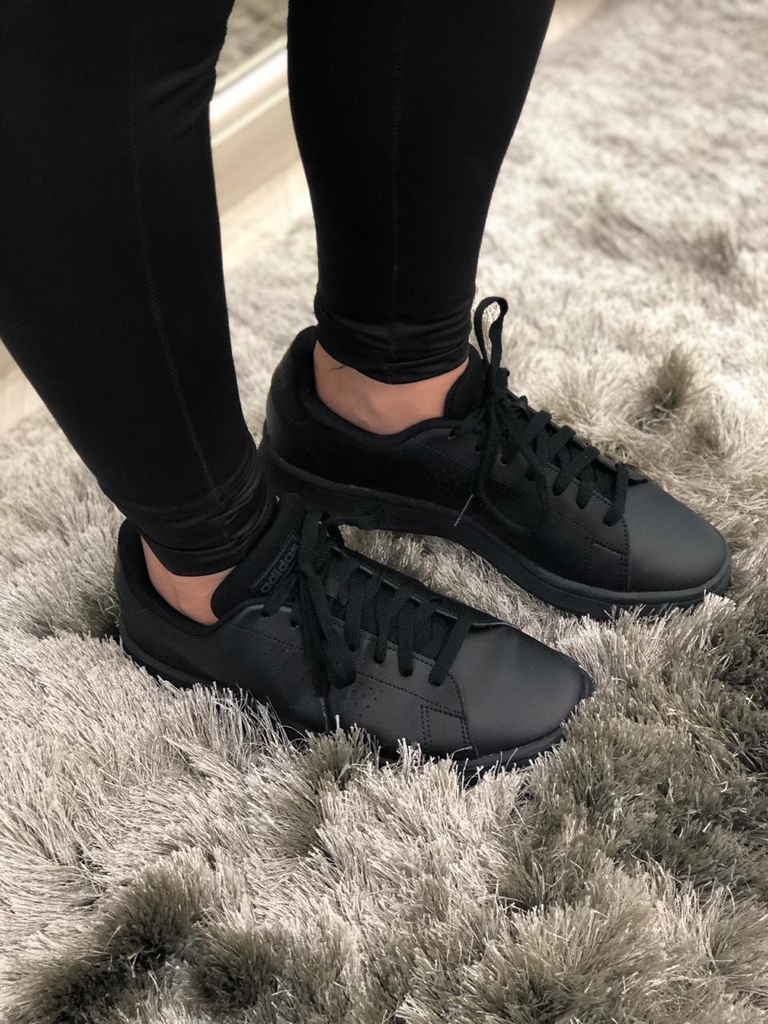 tenis adidas advantage masculino preto