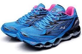 mizuno prophecy 6 feminino azul e rosa