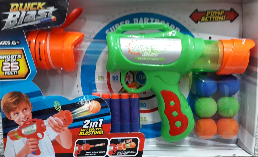 pistola nerf pelotas