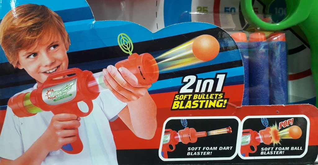 nerf lanza pelotas