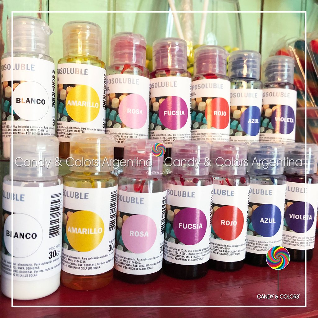 Colorante En Gel Liposoluble Para Chocolates Color A Eleccion