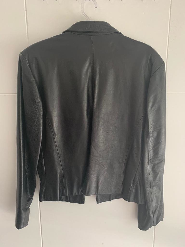 jaqueta de couro zoomp