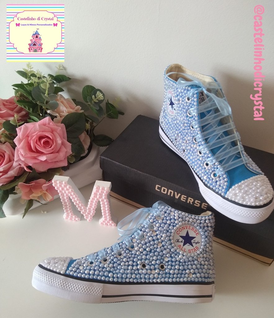 all star cano alto azul celeste