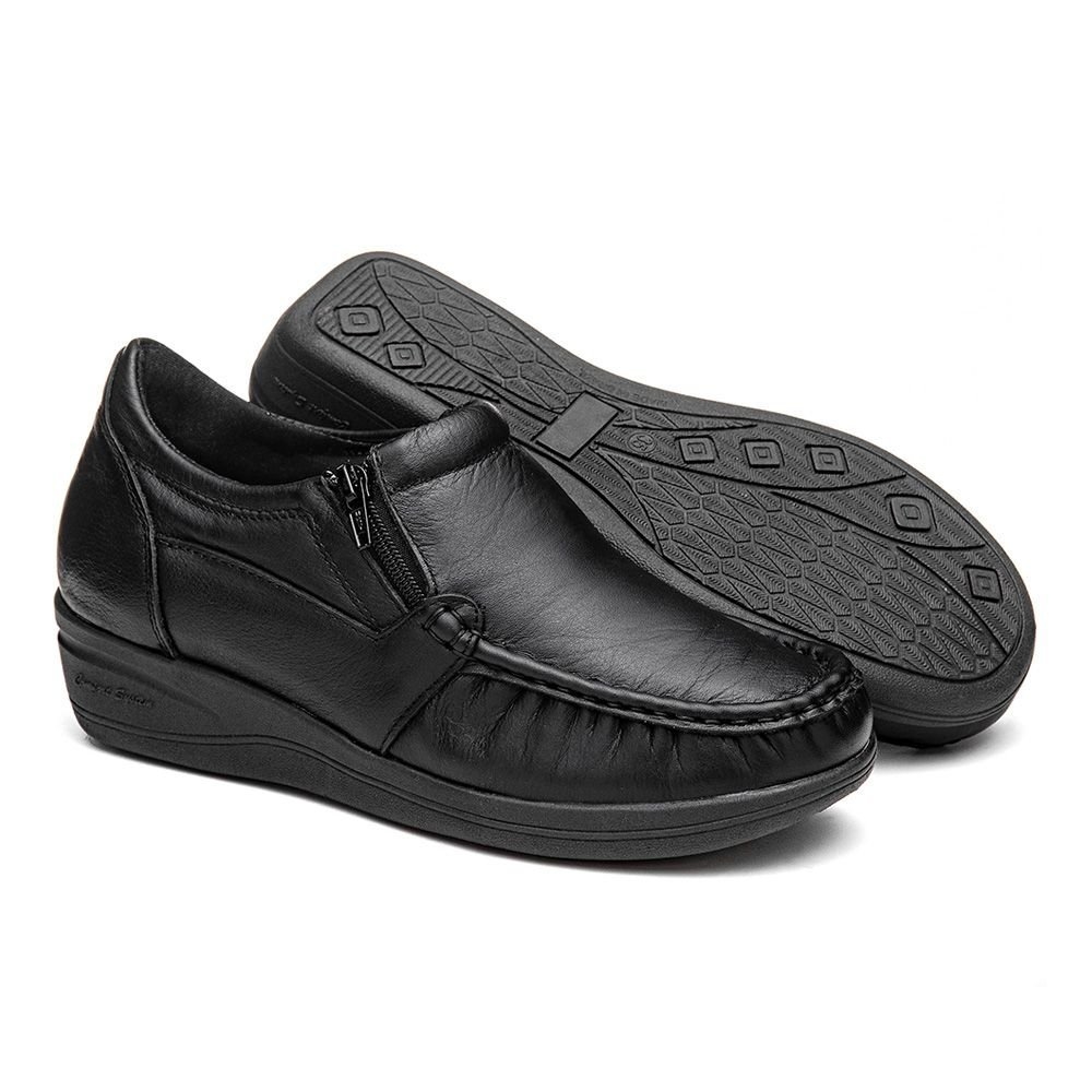 sapato ortopédico feminino preto
