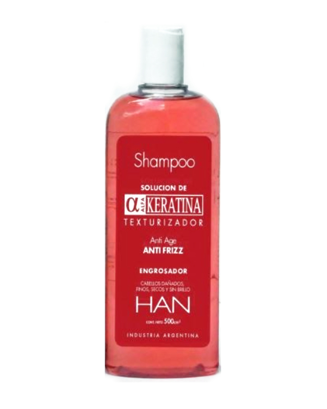 SHAMPOO KERATINA 500CM3 HAN Comprar en Pelomanía