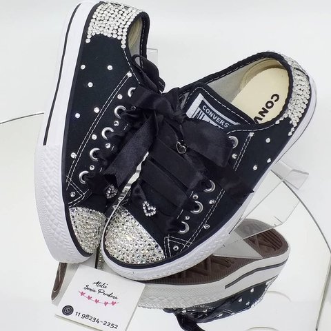 all star preto customizado