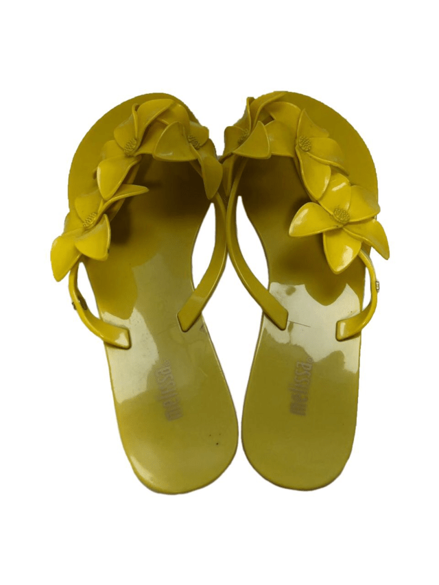 chinelo melissa amarelo