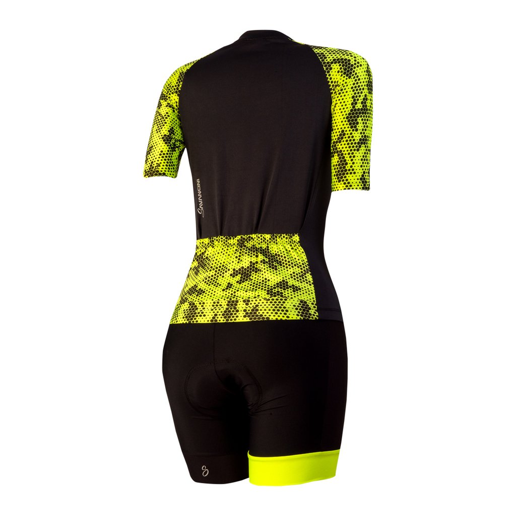 conjunto de ciclismo feminino