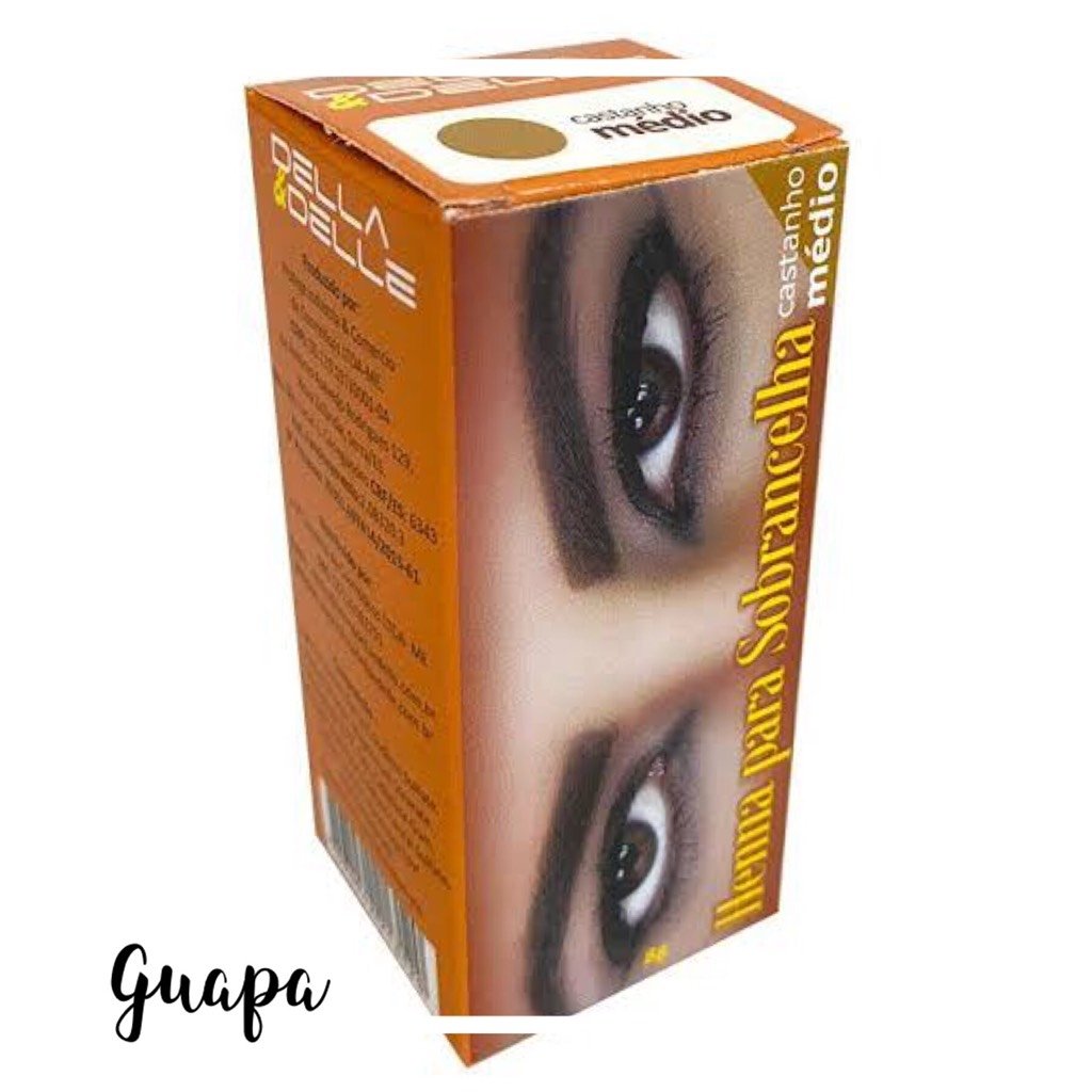 Henna Della e Delle 3g - Guapa Micropigmentação