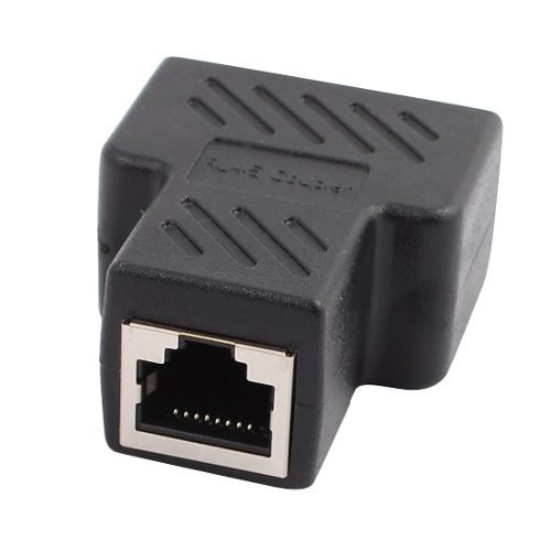 conector de ethernet doble