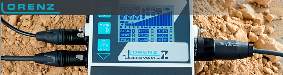 Caixa de controle do Detector de Ouro Profissional Lorenz DEEPMAX Z1