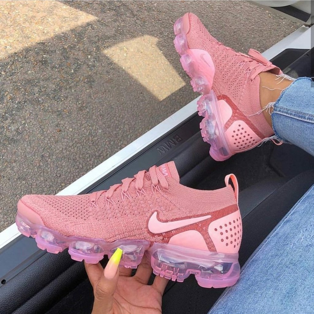 vapormax 2.0 preto e rosa