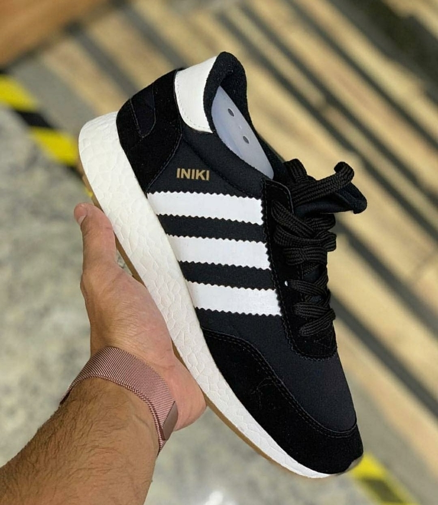 adidas iniki preto com branco