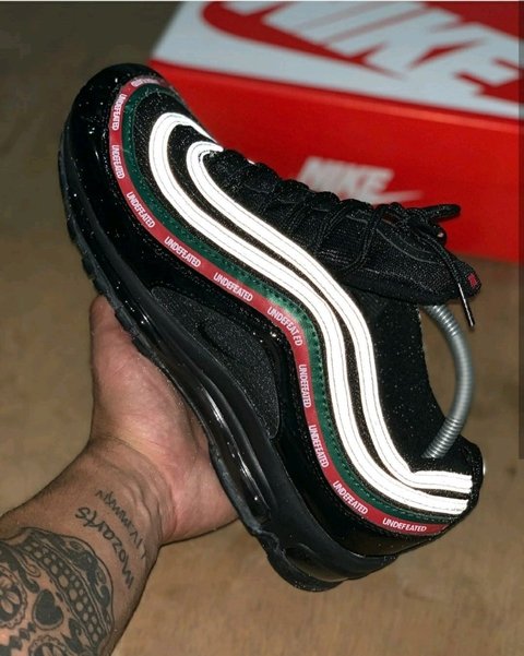 Airmax 97 pretovermelho Air Max 97 Gelobrancopreto Comprar em Griffeborges