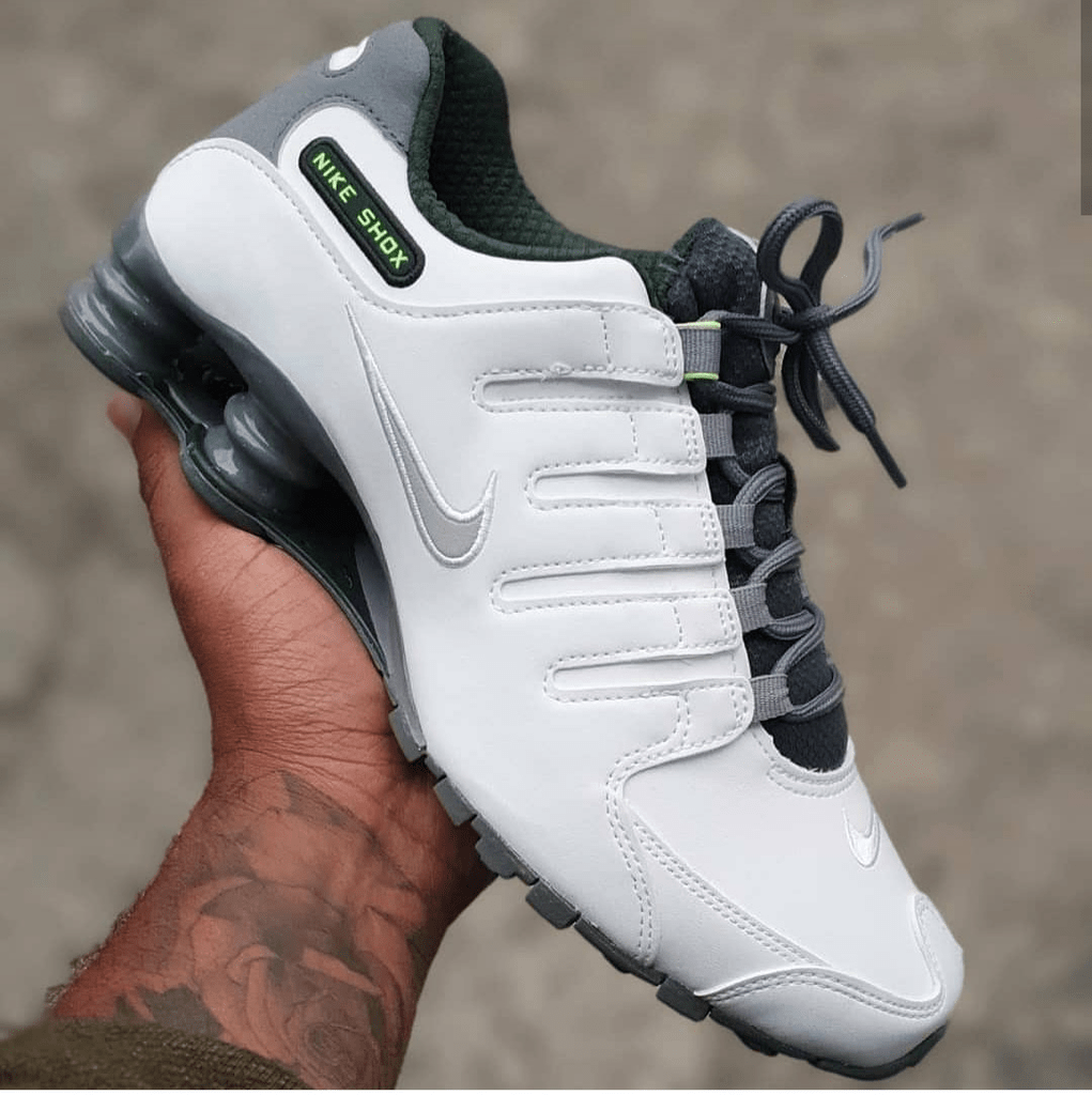 nike shocks branco