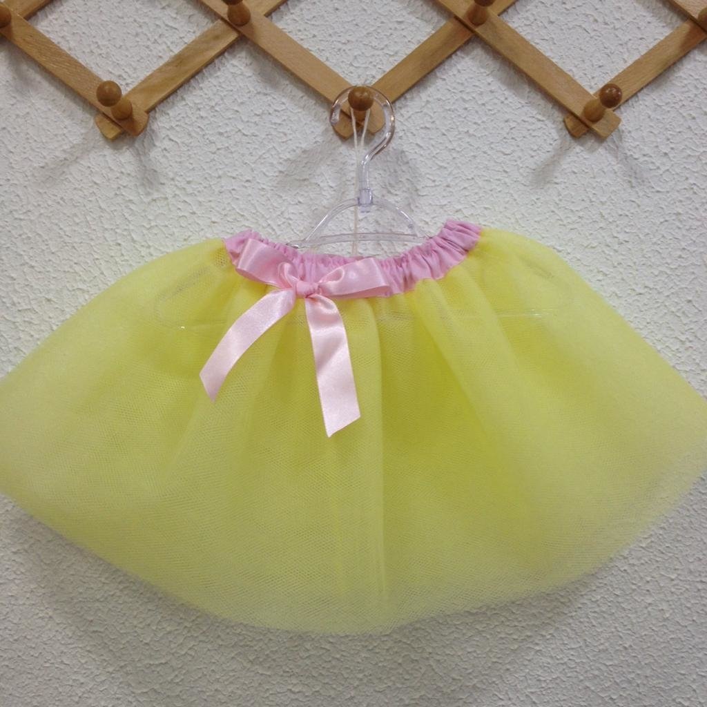 saia de tutu amarela