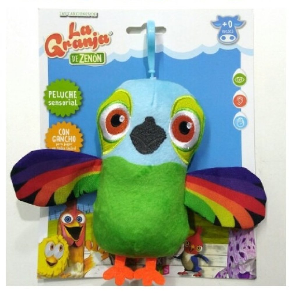 lorito pepe granja de zenon peluche