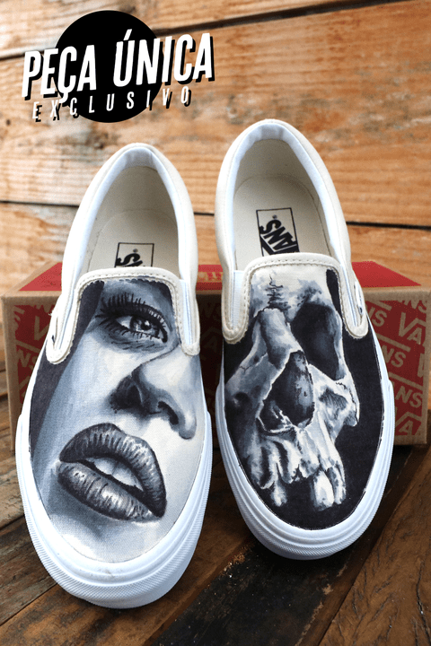 tenis vans feminino desenhado