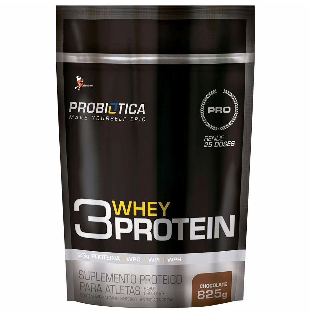 Whey Protein 3W Refil 825g - Probiótica